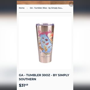 Simply Southern tumbler 30 oz